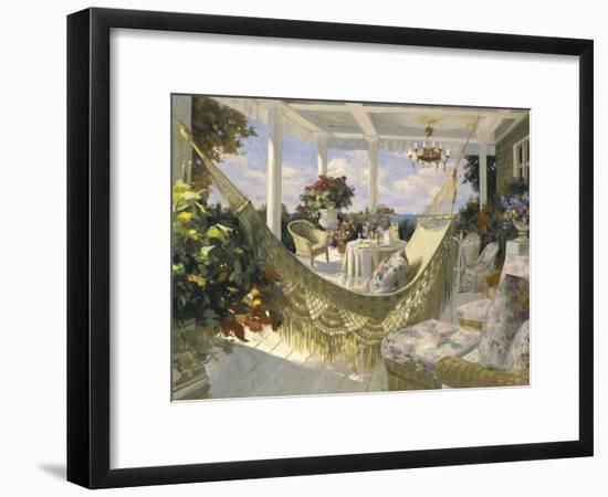 Summer Veranda-Benjamin-Framed Art Print