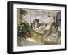 Summer Veranda-Benjamin-Framed Art Print