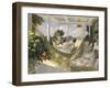 Summer Veranda-Benjamin-Framed Art Print