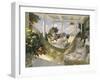 Summer Veranda-Benjamin-Framed Art Print