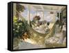 Summer Veranda-Benjamin-Framed Stretched Canvas