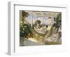 Summer Veranda-Benjamin-Framed Art Print