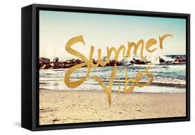 Summer Vibes-Emily Navas-Framed Stretched Canvas