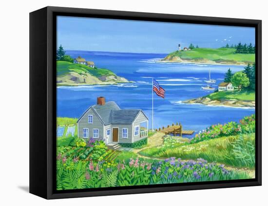 Summer View-Geraldine Aikman-Framed Stretched Canvas