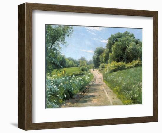 Summer walk. 1921-Peder Moensted-Framed Giclee Print