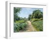 Summer walk. 1921-Peder Moensted-Framed Giclee Print