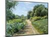 Summer walk. 1921-Peder Moensted-Mounted Giclee Print