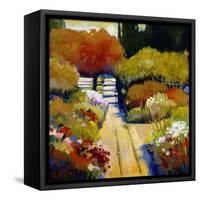 Summer Walk-Lou Wall-Framed Stretched Canvas