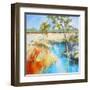 Summer Water 2-Craig Trewin Penny-Framed Art Print