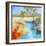 Summer Water 2-Craig Trewin Penny-Framed Art Print