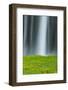 Summer Waterfall Detail, Seljalandsfoss, Southern Iceland-Vincent James-Framed Photographic Print