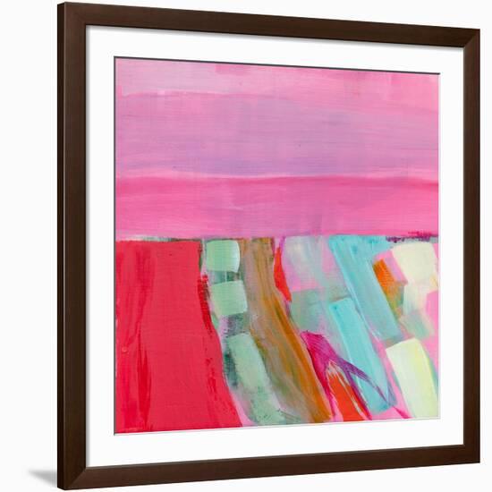 Summer Wheatfields (At Evening), 2012 (Acrylic on Wood)-Angie Kenber-Framed Giclee Print