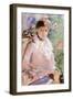 Summer (Young Woman at the Window)-Berthe Morisot-Framed Art Print