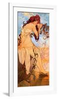 Summer-Alphonse Mucha-Framed Art Print