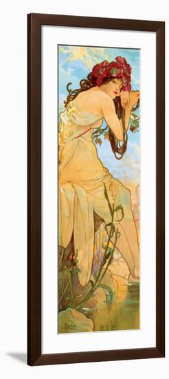 Summer-Alphonse Mucha-Framed Premium Giclee Print