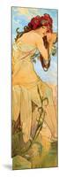 Summer-Alphonse Mucha-Mounted Premium Giclee Print