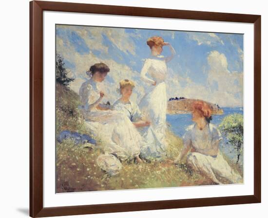 Summer-Frank Weston Benson-Framed Art Print