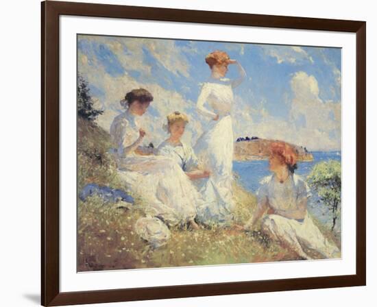 Summer-Frank Weston Benson-Framed Art Print