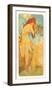 Summer-Alphonse Mucha-Framed Premium Giclee Print