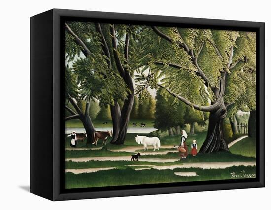 Summer-Henri Rousseau-Framed Stretched Canvas