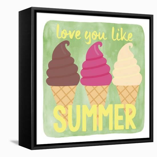 Summer-Erin Clark-Framed Stretched Canvas