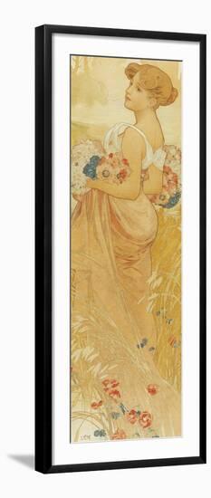 Summer-Alphonse Mucha-Framed Premium Giclee Print