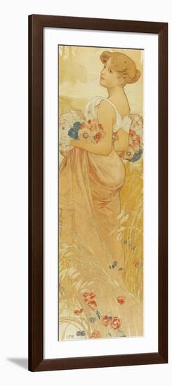 Summer-Alphonse Mucha-Framed Giclee Print