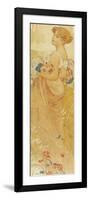 Summer-Alphonse Mucha-Framed Giclee Print