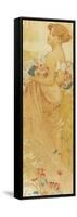 Summer-Alphonse Mucha-Framed Stretched Canvas