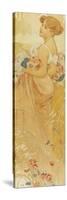 Summer-Alphonse Mucha-Stretched Canvas