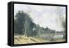 Summer-Jean-Baptiste-Camille Corot-Framed Stretched Canvas