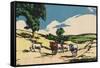 Summer-Adrian Hill-Framed Stretched Canvas