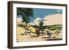 Summer-Adrian Hill-Framed Art Print