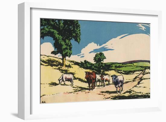 Summer-Adrian Hill-Framed Art Print