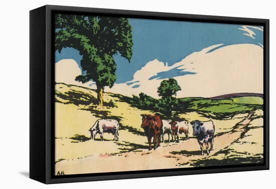 Summer-Adrian Hill-Framed Stretched Canvas