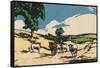 Summer-Adrian Hill-Framed Stretched Canvas