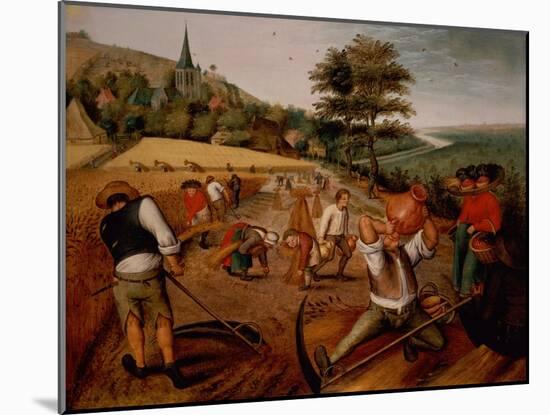 Summer-Pieter Brueghel the Younger-Mounted Giclee Print