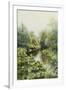 Summerday at the Stream-Peder Mork Monsted-Framed Giclee Print