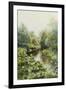 Summerday at the Stream-Peder Mork Monsted-Framed Giclee Print