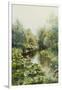 Summerday at the Stream-Peder Mork Monsted-Framed Giclee Print