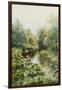 Summerday at the Stream-Peder Mork Monsted-Framed Giclee Print