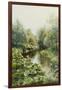 Summerday at the Stream-Peder Mork Monsted-Framed Giclee Print