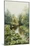 Summerday at the Stream-Peder Mork Monsted-Mounted Premium Giclee Print