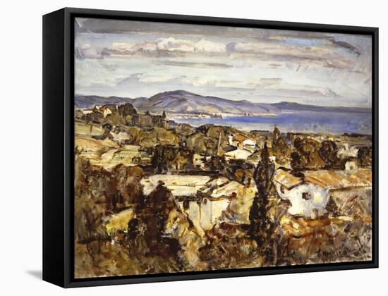 Summerland South to the Rincon-Clarence Hinkle-Framed Stretched Canvas