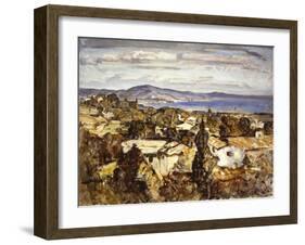 Summerland South to the Rincon-Clarence Hinkle-Framed Art Print