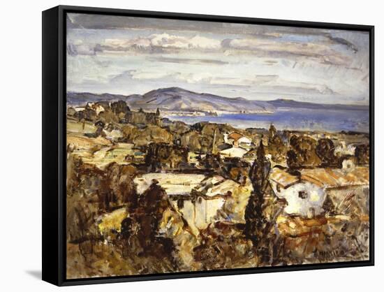 Summerland South to the Rincon-Clarence Hinkle-Framed Stretched Canvas