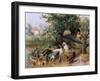 Summerly refreshment. 1901-Carl Jutz-Framed Giclee Print