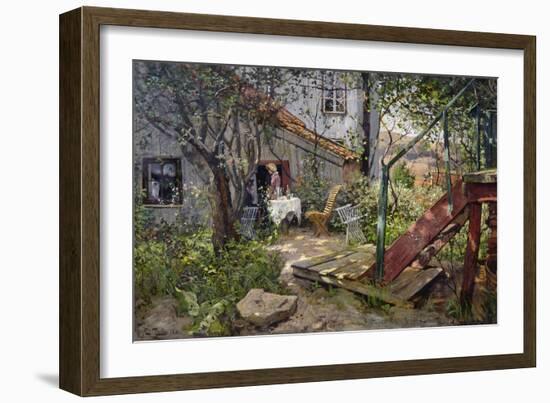 Summers day, 1881-Fritz Thaulow-Framed Giclee Print