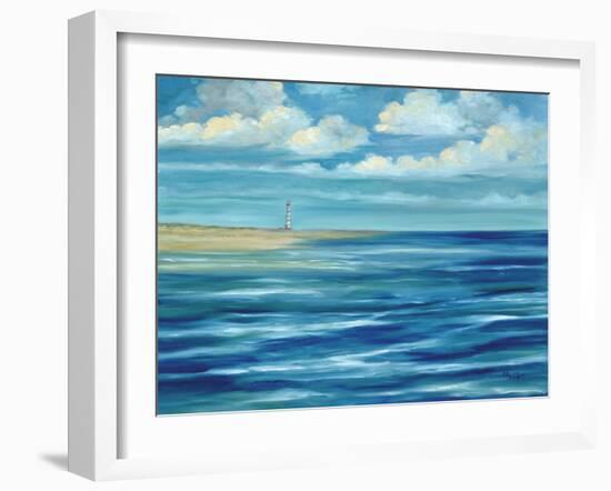 Summerset Lighthouse-Paul Brent-Framed Art Print