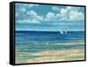 Summerset Sailboat-Paul Brent-Framed Stretched Canvas